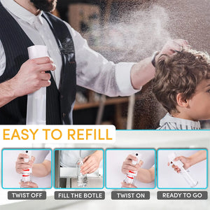 Beauty Salon Continuous Spray Bottles Hairdresser, Barber, and More