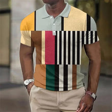 Load image into Gallery viewer, Men&#39;s Clothing Plaid Pattern Fashion Polos