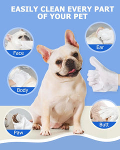 Pet Bathing Wipes for Cleaning, Deodorizing, and Grooming your Precious Pets