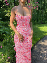 Load image into Gallery viewer, Women Elegant Sleeveless Floral Printed Backless Long Dress